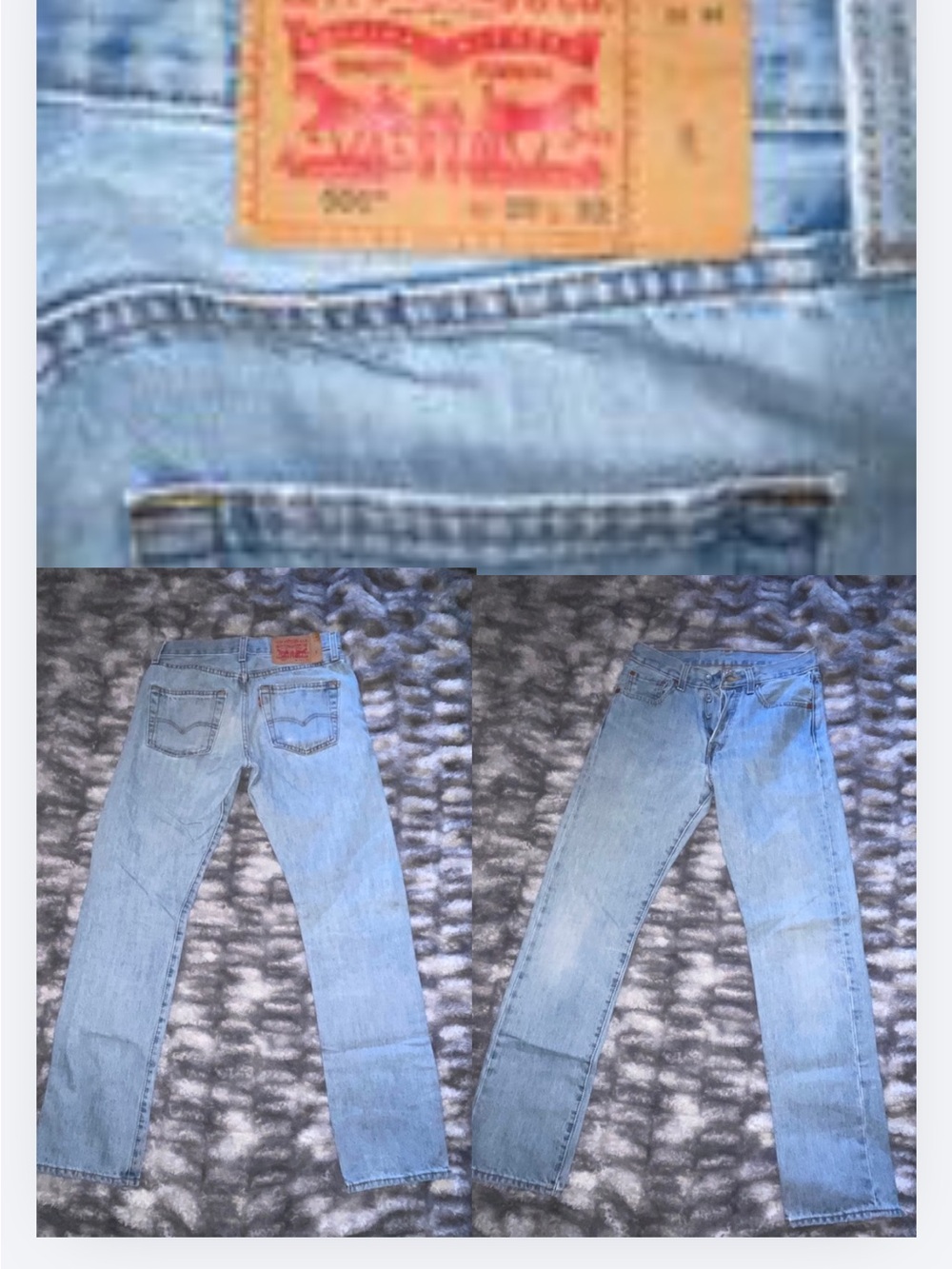 Levi's Men's Light Wash Straight Leg Jeans